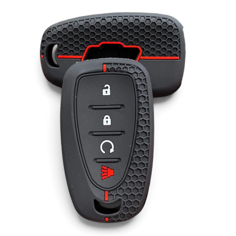 Silicone Key Fob Cover for Chevy Silverado, Tahoe, Camaro, Malibu, Equinox