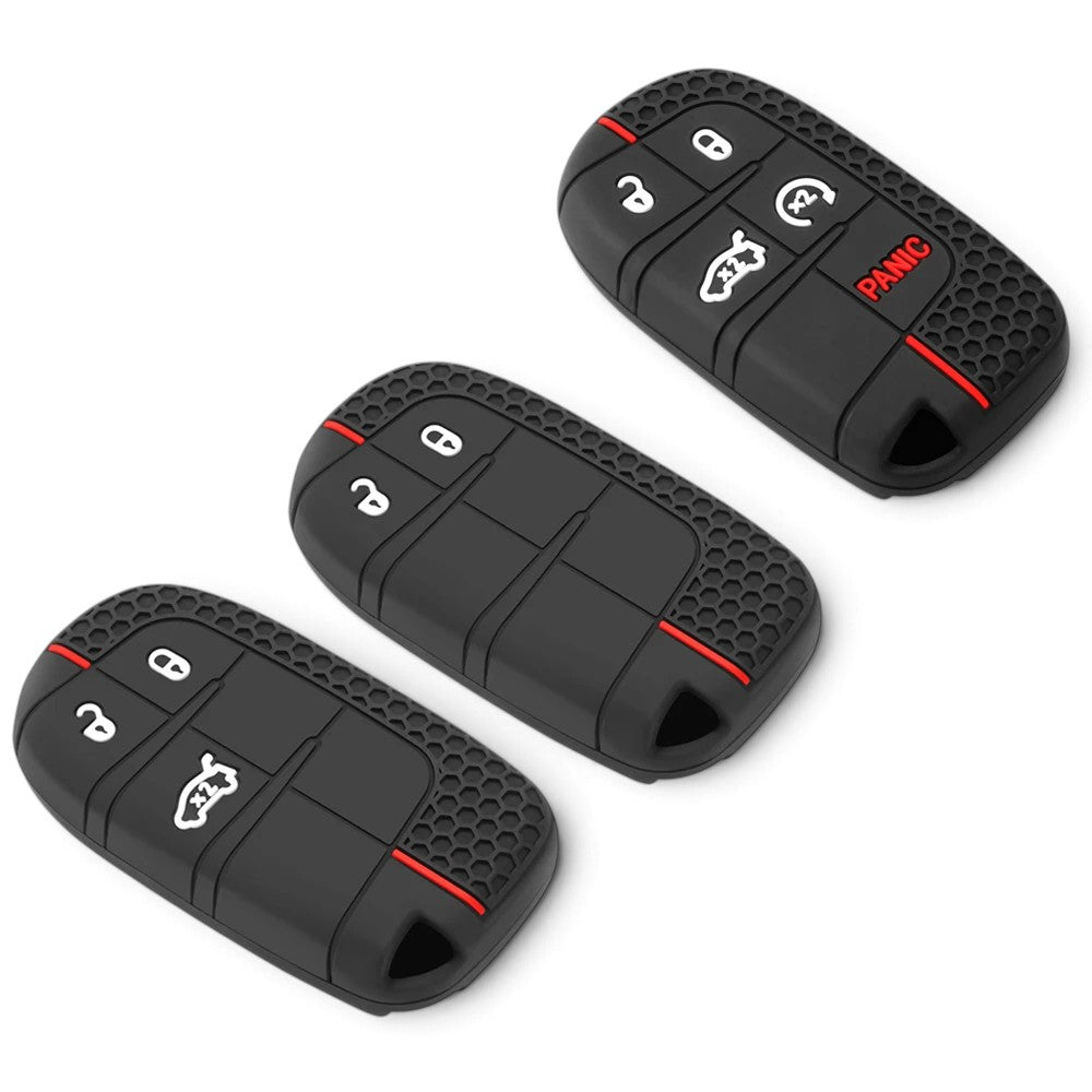 Silicone Key Fob Cover for Dodge Ram, Charger, Challenger, Durango