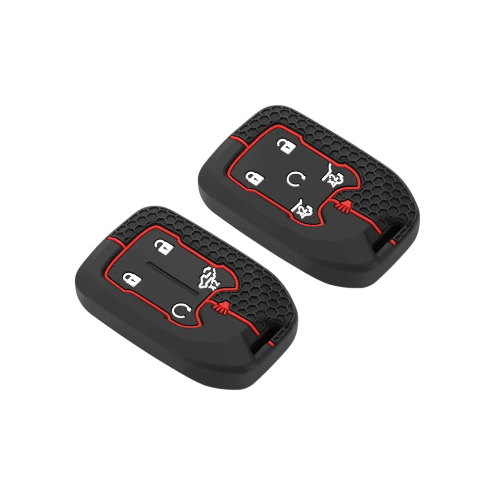 Silicone Key Fob Cover for Chevy Silverado, Tahoe, Camaro, Malibu, Equinox