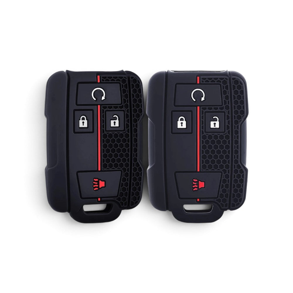 Silicone Key Fob Cover for Chevy Silverado, Tahoe, Camaro, Malibu, Equinox