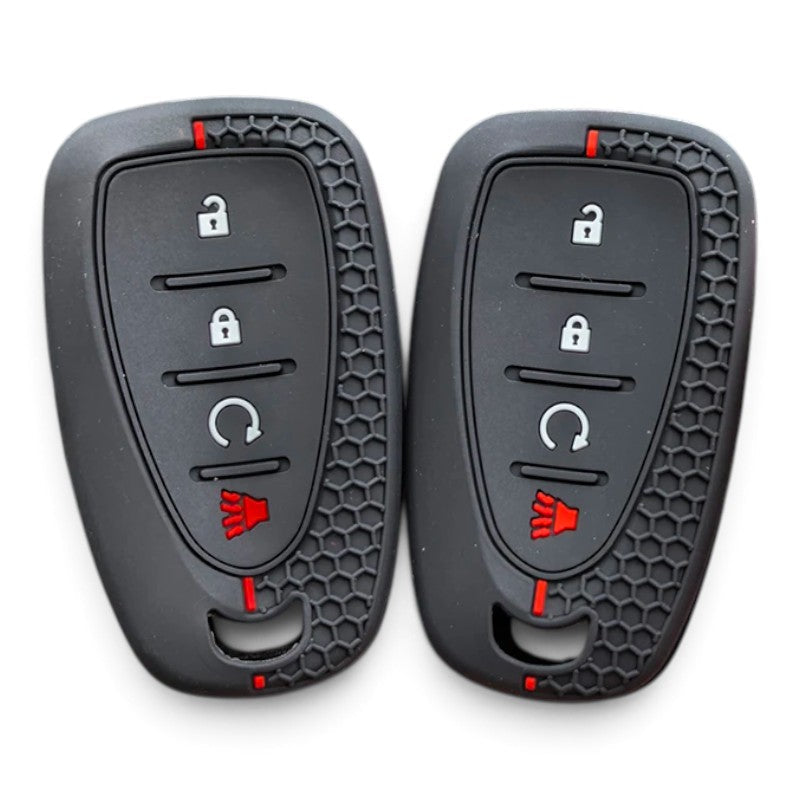 Silicone Key Fob Cover for Chevy Silverado, Tahoe, Camaro, Malibu, Equinox