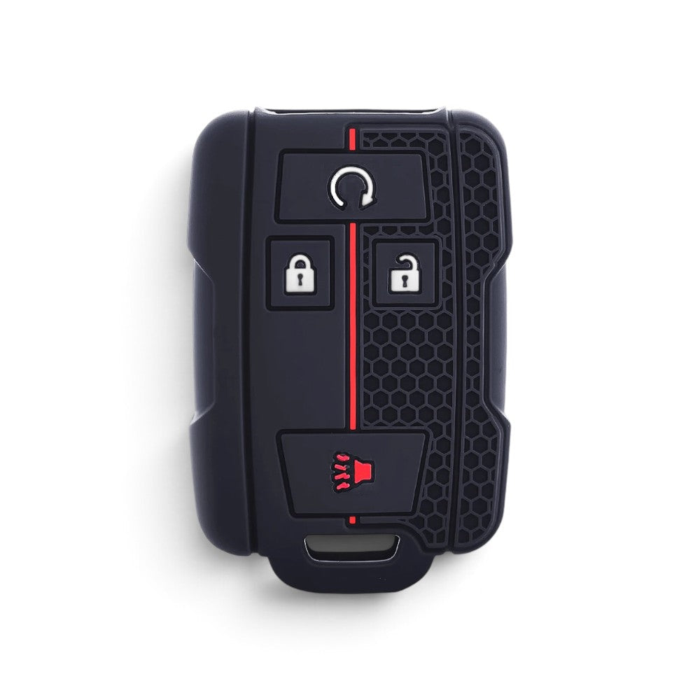Silicone Key Fob Cover for Chevy Silverado, Tahoe, Camaro, Malibu, Equinox