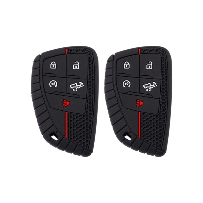 Silicone Key Fob Cover for Chevy Silverado, Tahoe, Camaro, Malibu, Equinox