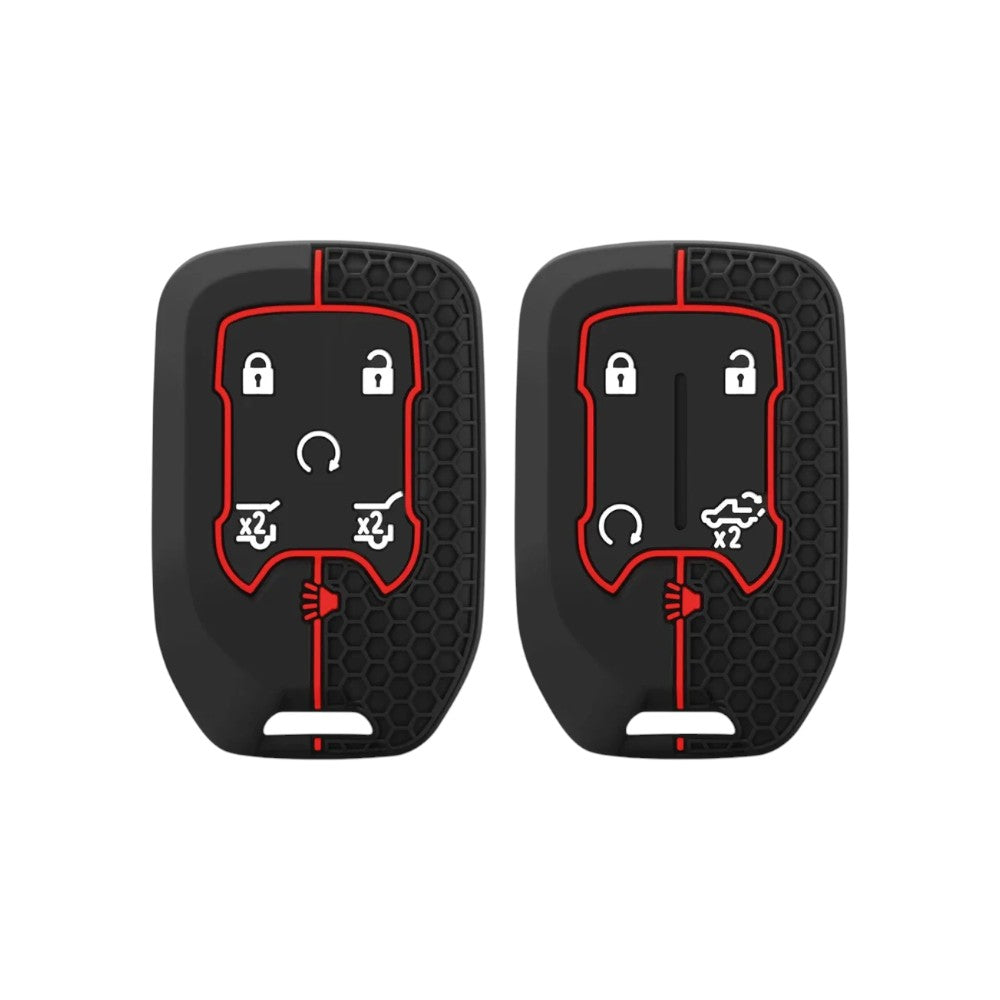 Silicone Key Fob Cover for Chevy Silverado, Tahoe, Camaro, Malibu, Equinox