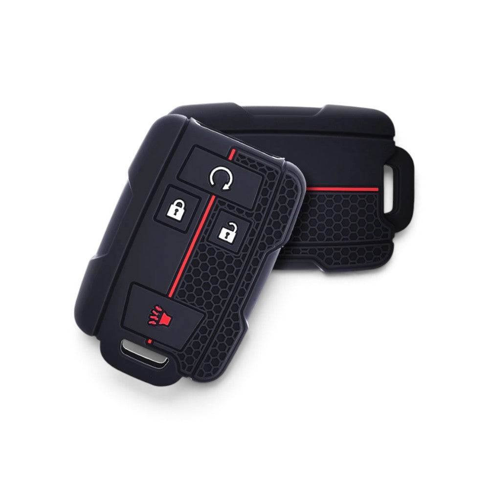 Silicone Key Fob Cover for Chevy Silverado, Tahoe, Camaro, Malibu, Equinox