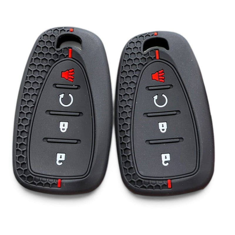 Silicone Key Fob Cover for Chevy Silverado, Tahoe, Camaro, Malibu, Equinox