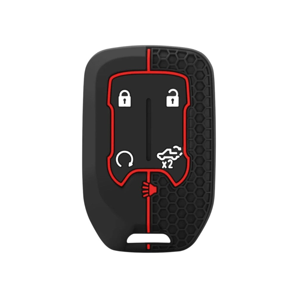 Silicone Key Fob Cover for Chevy Silverado, Tahoe, Camaro, Malibu, Equinox