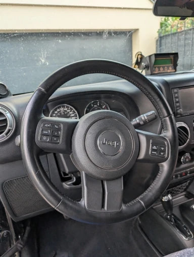 3-Piece Steering Wheel Trim for Jeep Wrangler JK, Compass, Patriot