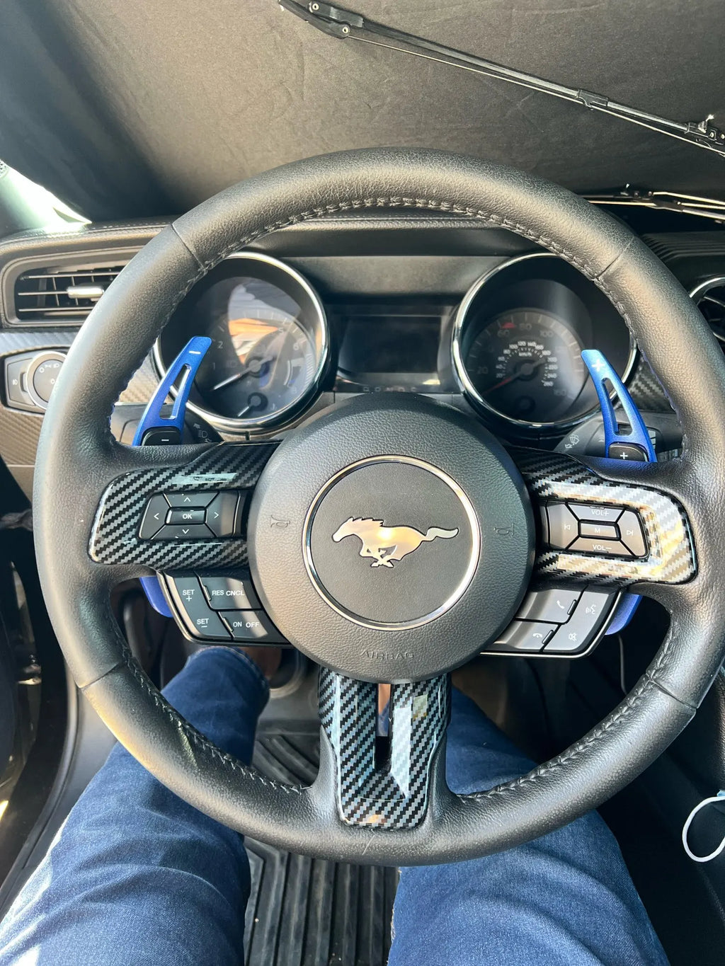Aluminum Paddle Shifter Extensions for 2015-2019 Ford Mustang