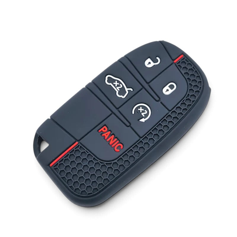 Silicone Key Fob Cover for Jeep Wrangler / Grand Cherokee / Compass / Renegade