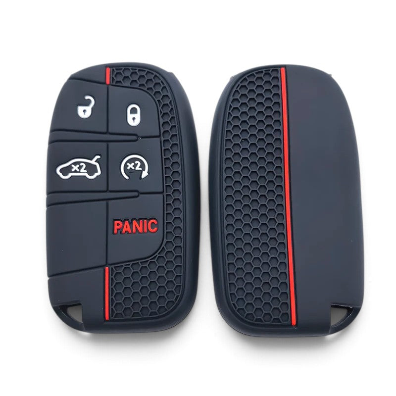 Silicone Key Fob Cover for Jeep Wrangler / Grand Cherokee / Compass / Renegade