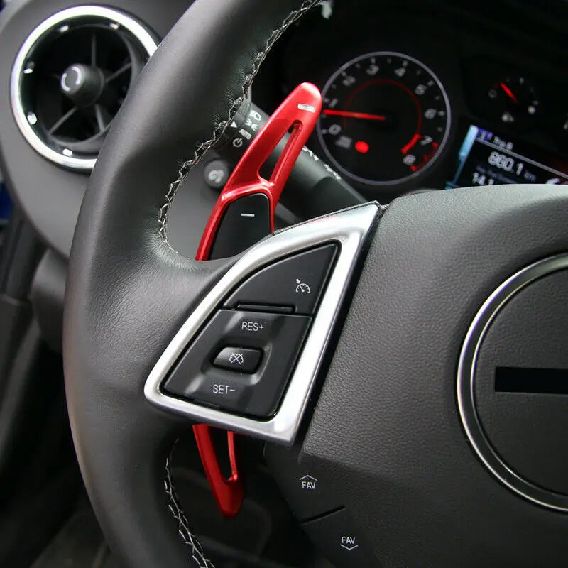 Aluminum Paddle Shifter Extensions for 2017-2020 Chevy Camaro / Corvette C7