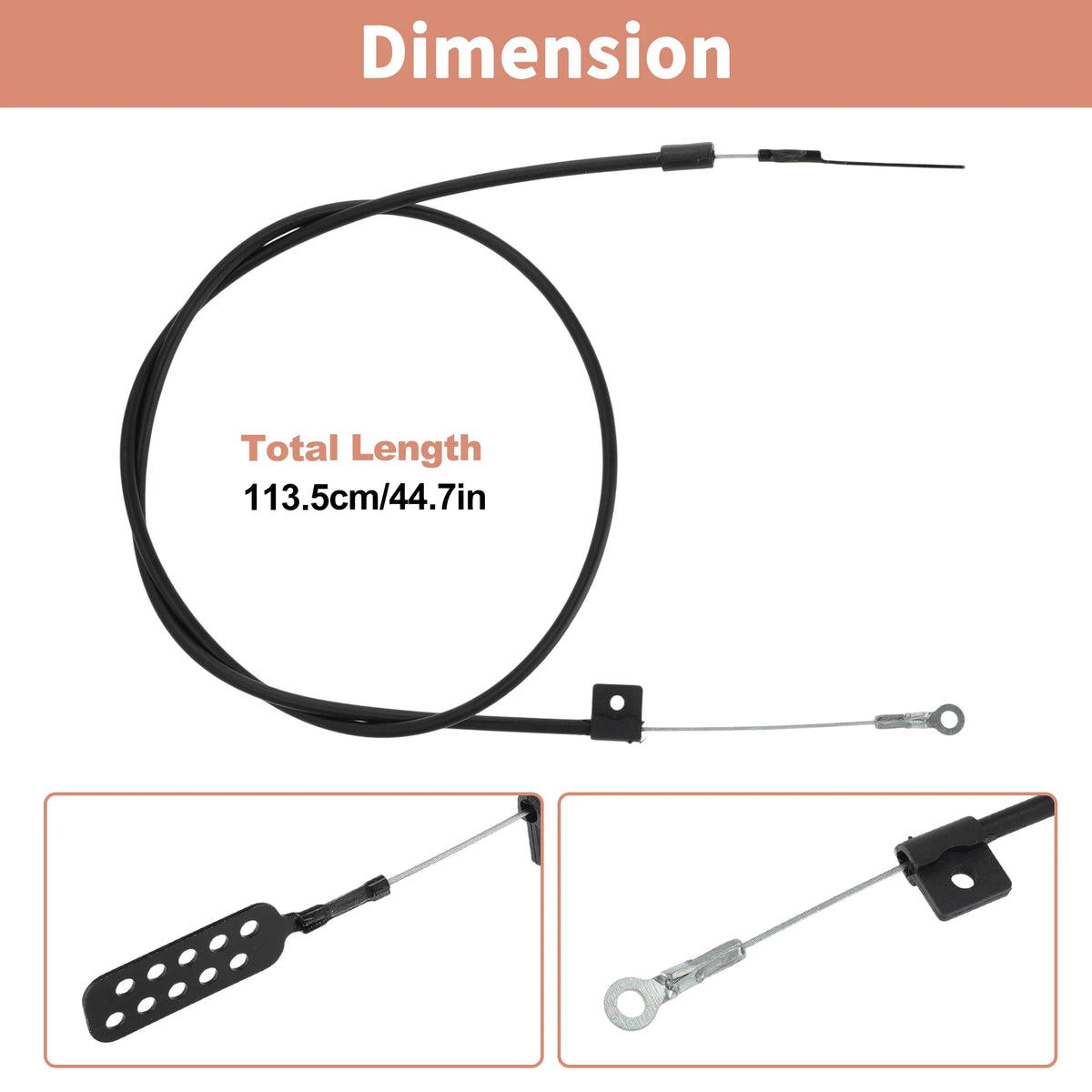 Hood Release Cable for 1978-1982 Chevy Corvette C3