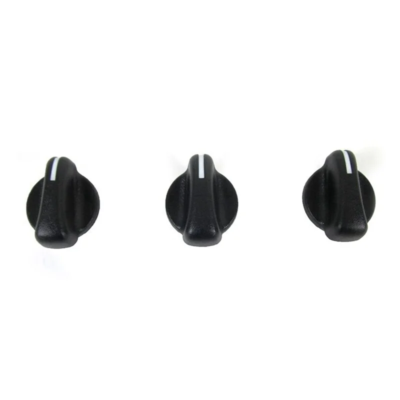 6-Piece A/C Heater Control Knob Set for 1999-2005 Jeep Wrangler