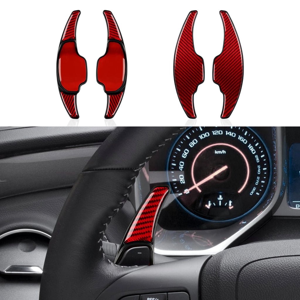 Carbon-Look Center Console Shift Panel Cover for 2010-2015 Chevy Camaro