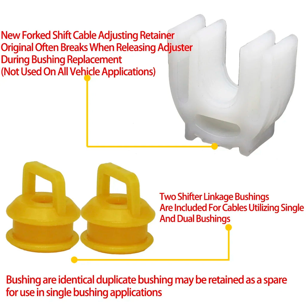 Shifter Cable Bushing Repair Kit for 2011-2015 Chevrolet Malibu