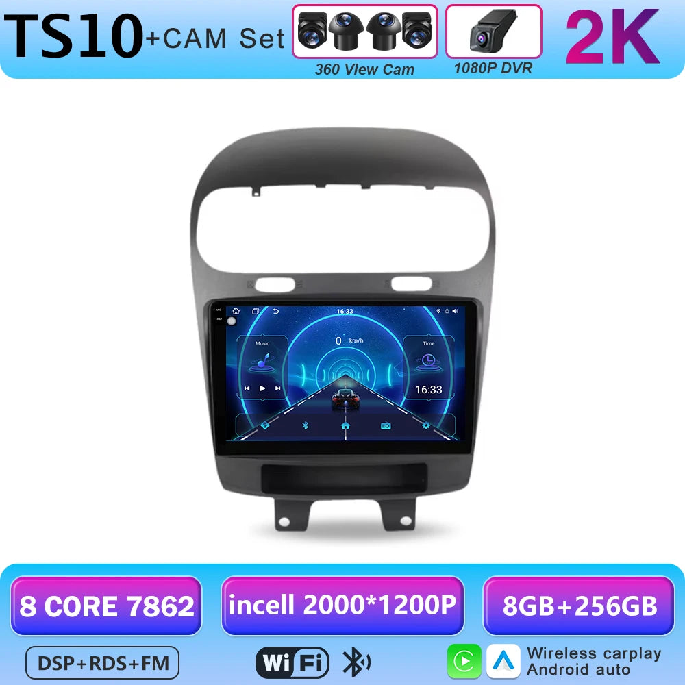 9-Inch Android CarPlay Head Unit for 2011-2020 Dodge Journey