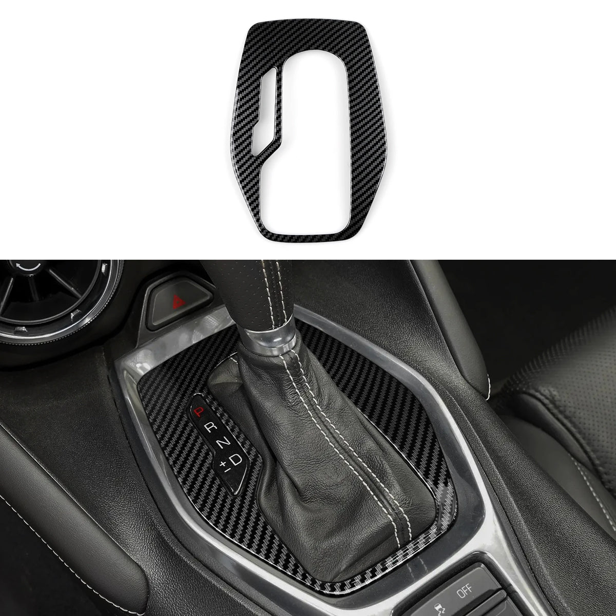 Carbon-Look Steering Wheel Button Panel Cover for 2016-2024 Chevy Camaro