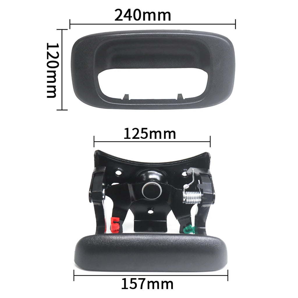 Tailgate Handle Bezel Trim for 1999-2007 Chevy Silverado / GMC Sierra
