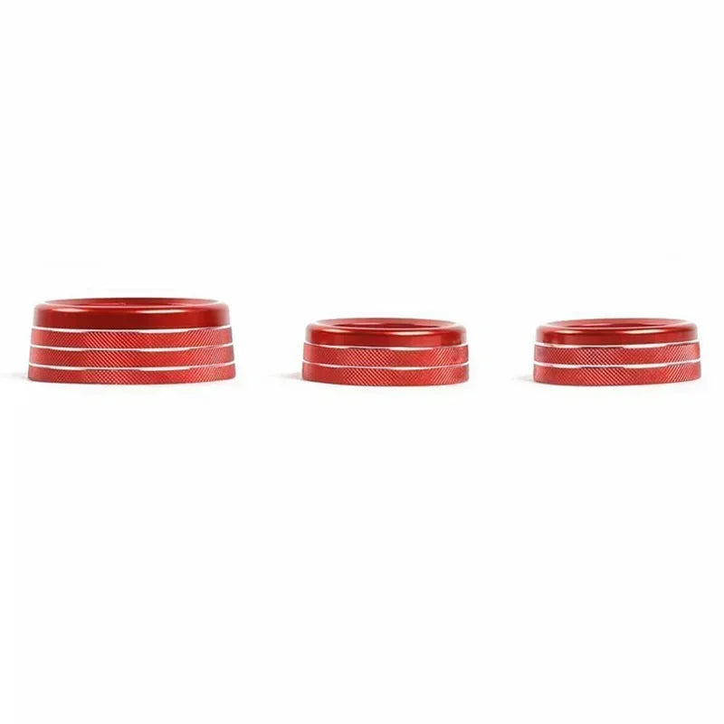A/C and Volume Knob Cover Set for 2015-2020 Dodge Challenger / Charger