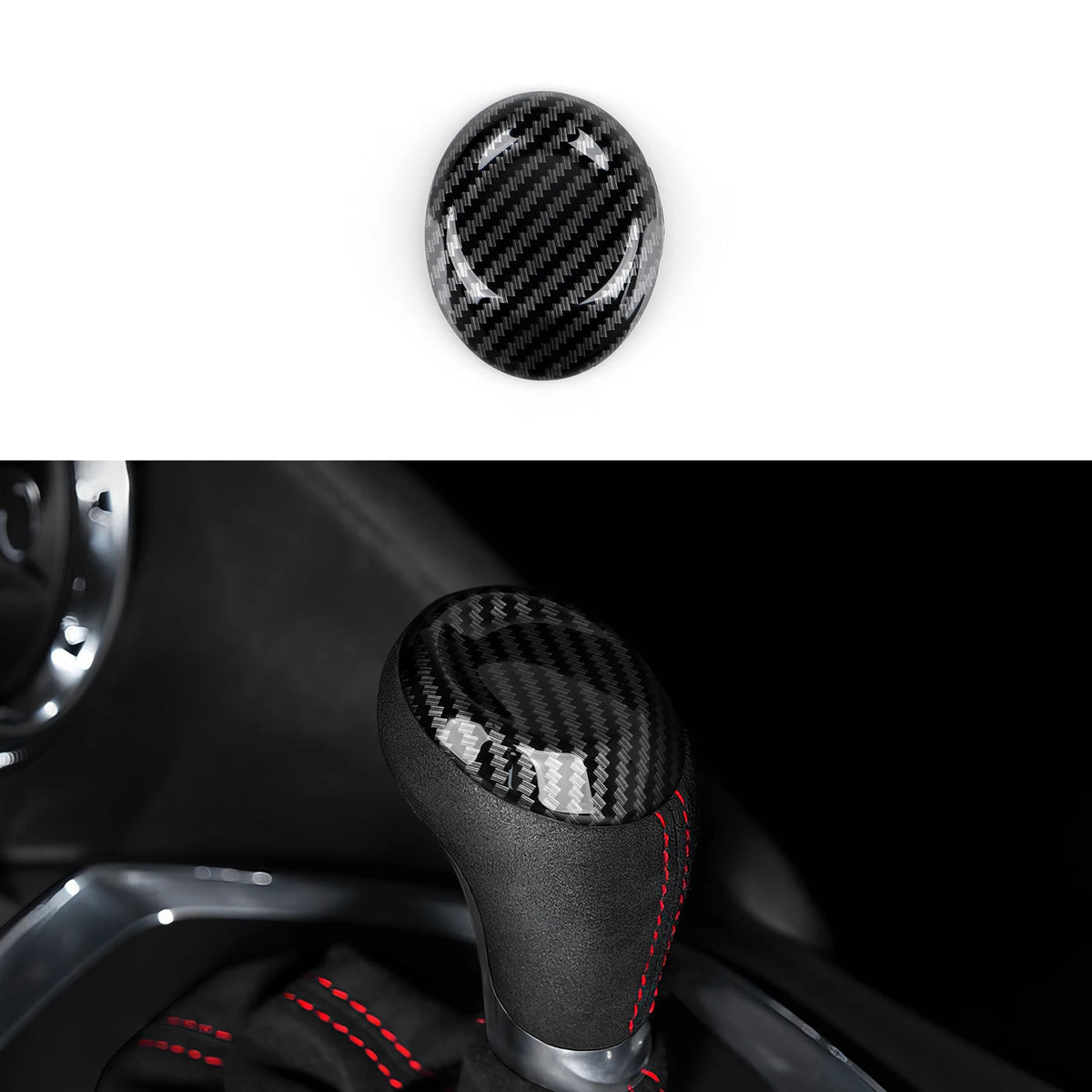Carbon-Look Steering Wheel Button Panel Cover for 2016-2024 Chevy Camaro