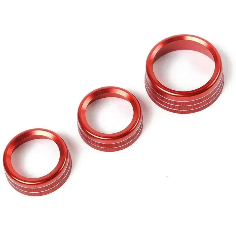 A/C Knob Cover Set for 2015-2020 Dodge Challenger / Charger / Chrysler 300