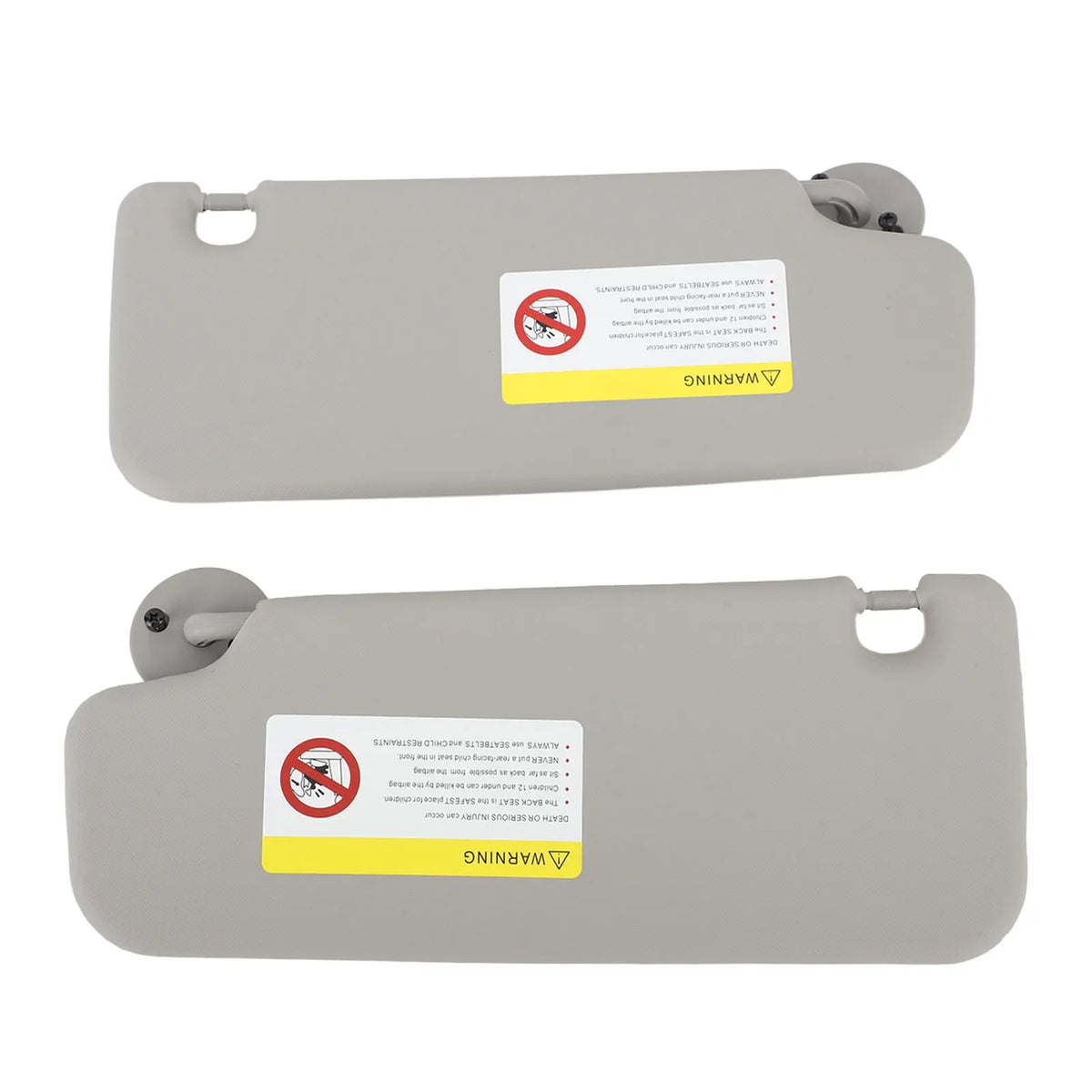 Sun Visor with Mirror for 2012-2016 Chevy Sonic, Gray