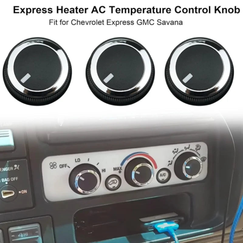 Heater A/C Control Knob for 2008-2017 Chevy Express 1500 / GMC Savana