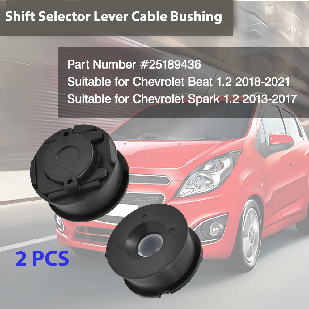 Shift Cable Bushing for 2013-2017 Chevy Spark, 2 Pcs