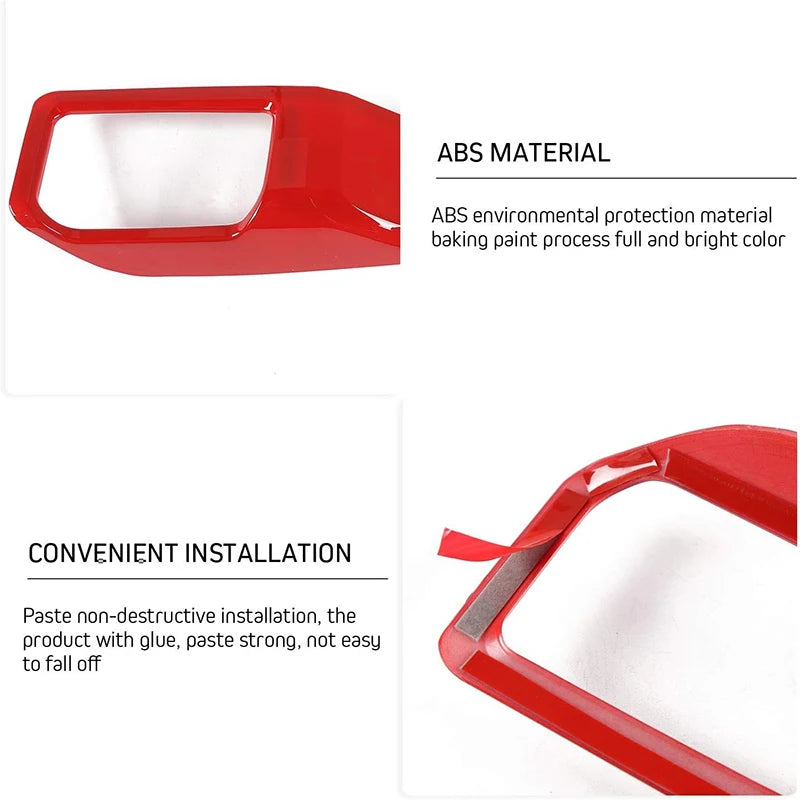 4WD Shift Panel Trim Cover for 2018-2023 Jeep Wrangler JL