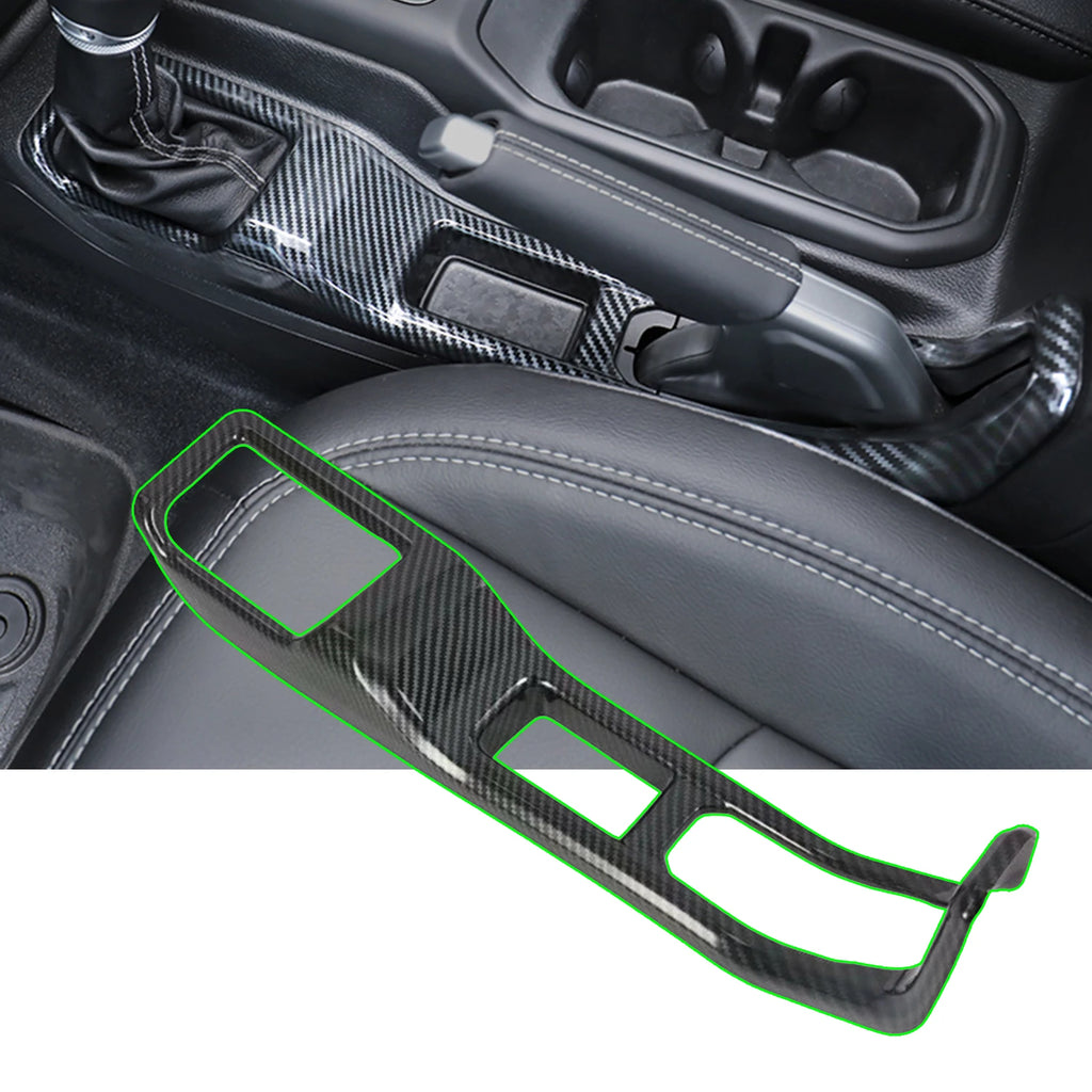 Cup Holder and 4WD Shift Panel Cover for 2018-2023 Jeep Wrangler JL