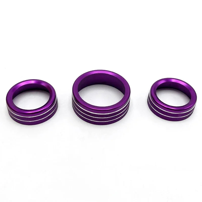 A/C Knob Cover Set for 2015-2020 Dodge Challenger / Charger / Chrysler 300