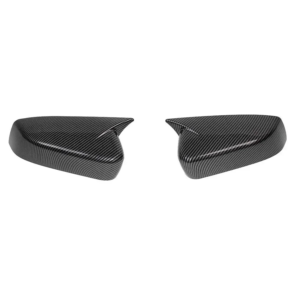 Mirror Covers for 2010-2014 Ford Mustang, Carbon-Fiber Look