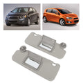 Sun Visor with Mirror for 2012-2016 Chevy Sonic, Gray