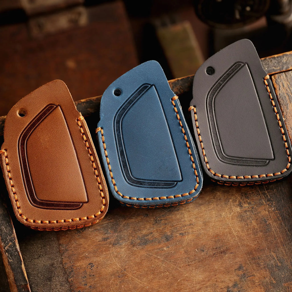 PU Leather Key Fob Cover for Buick Envision, GMC Yukon, Chevy Tahoe / Suburban