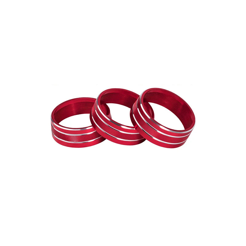 A/C Knob Trim Rings for 2010-2018 Jeep Wrangler JK / Liberty / Compass / Patriot