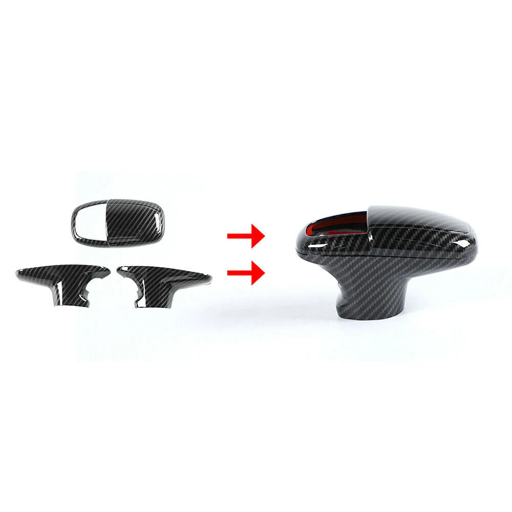 Carbon-Look Gear Shift Cover for Dodge Charger, Challenger and Durango