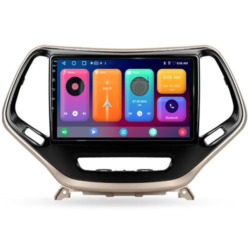 10 in. Android CarPlay Head Unit for 2014-2018 Jeep Cherokee KL