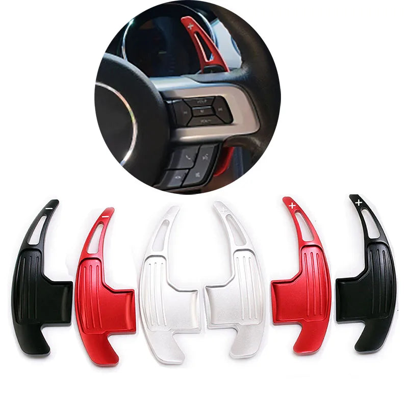 Aluminum Paddle Shifter Extensions for 2015-2019 Ford Mustang