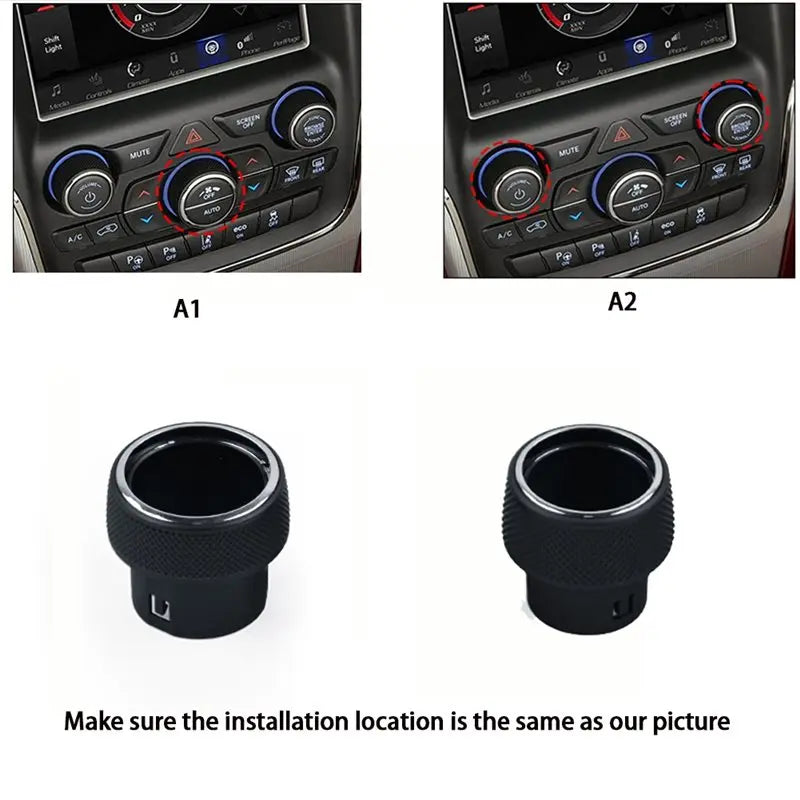Climate Control Knobs and Buttons for Jeep Grand Cherokee WK2