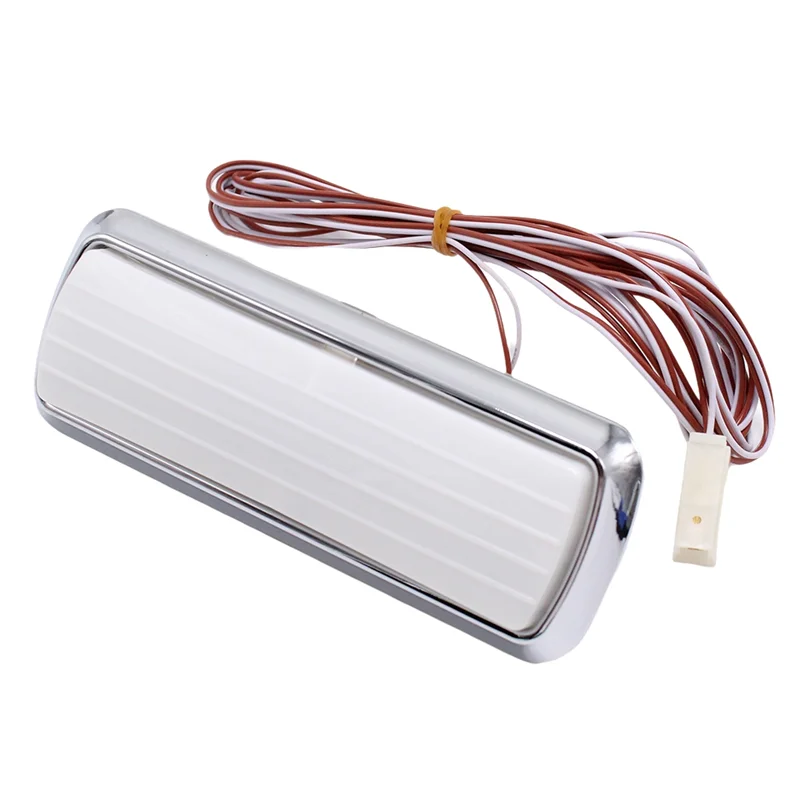 Chrome Base Dome Light Lens for 1960-1972 Chevy / GMC C/K Pickup, Blazer