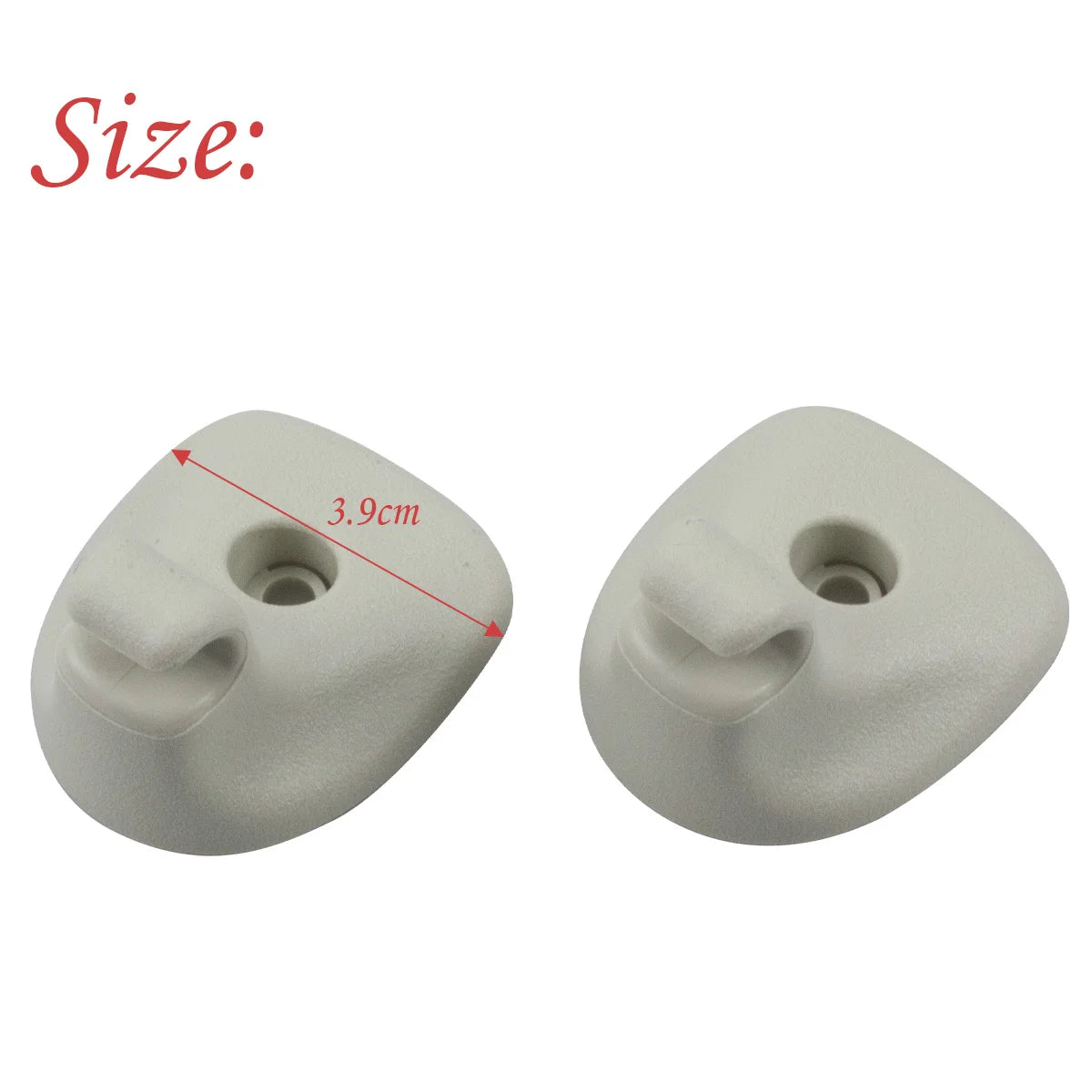 Sun Visor Support Clips for 2011-2015 Chrysler 200 / Dodge Avenger, 2 Pieces