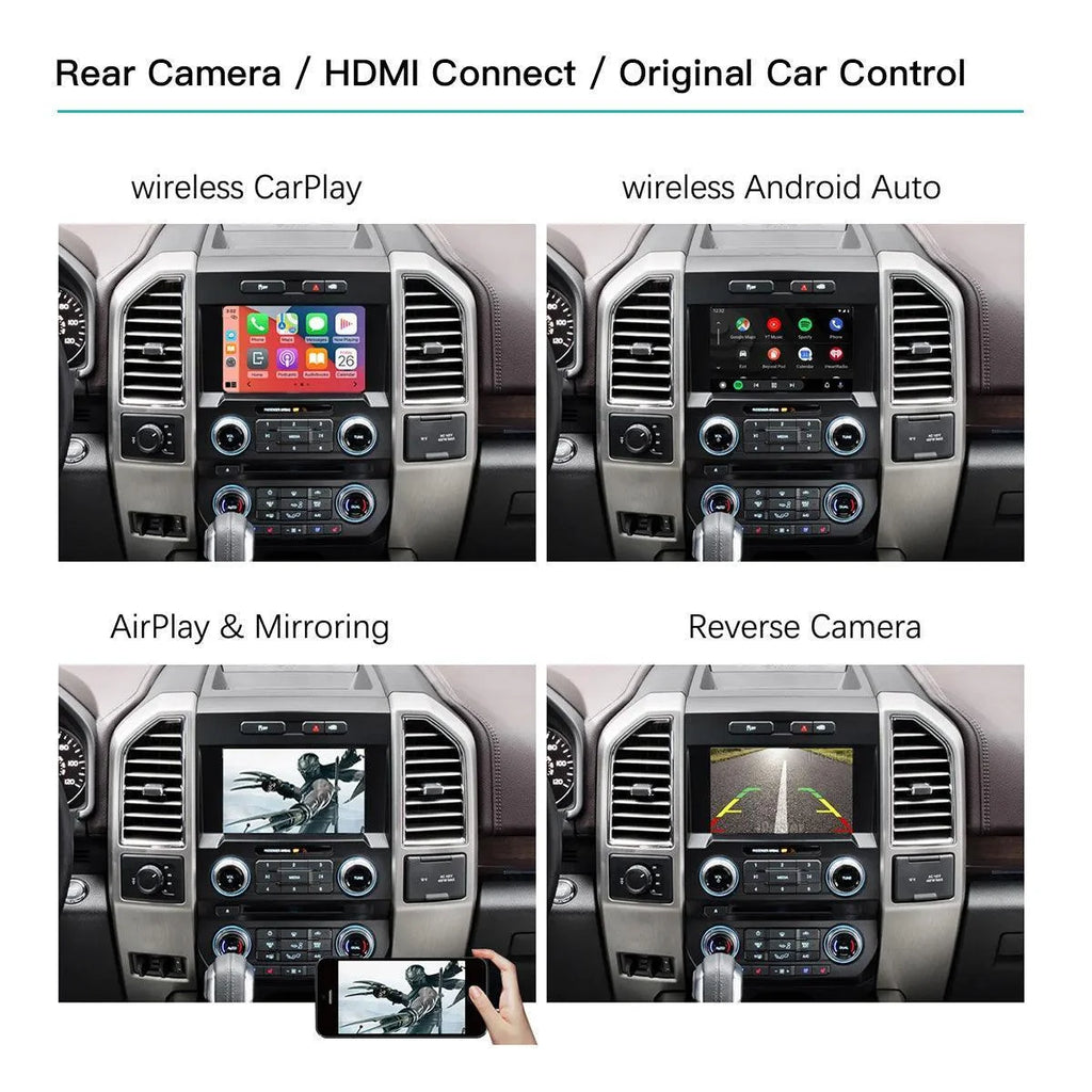 Wireless CarPlay and Android Auto Adapter for Ford SYNC 2
