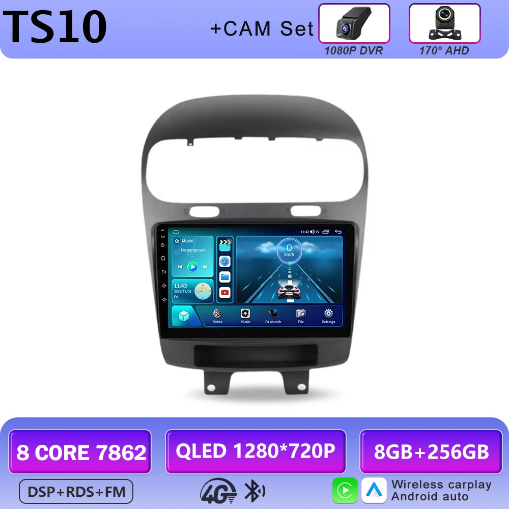 9-Inch Android CarPlay Head Unit for 2011-2020 Dodge Journey