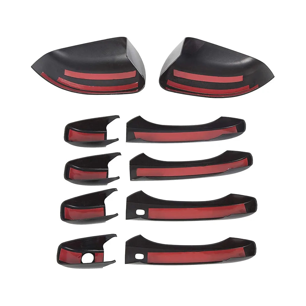 Mirror and Door Handle Covers for 2011-2021 Jeep Grand Cherokee / Durango