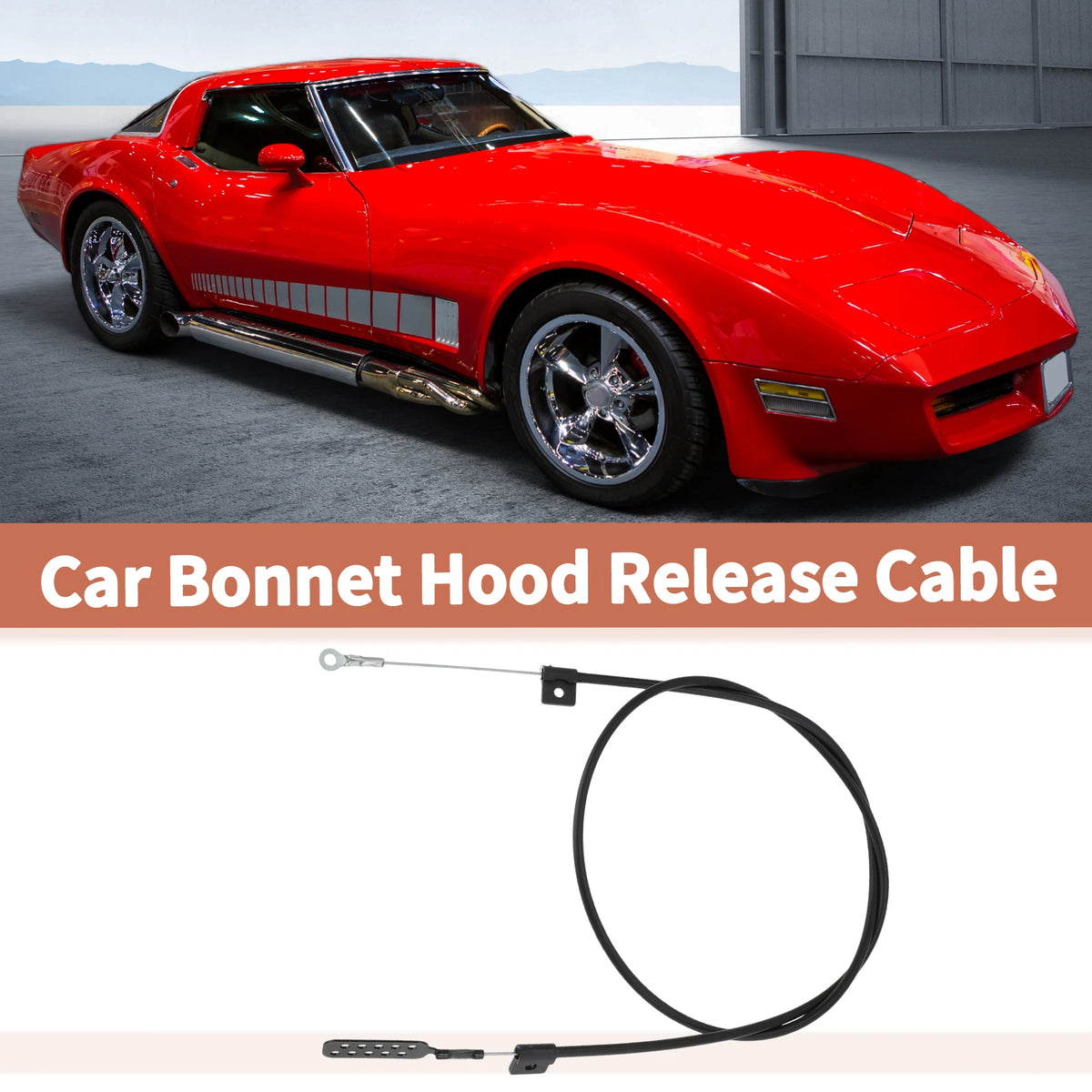 Hood Release Cable for 1978-1982 Chevy Corvette C3