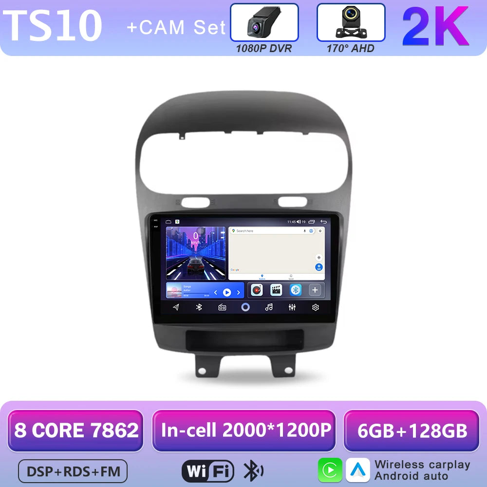 9-Inch Android CarPlay Head Unit for 2011-2020 Dodge Journey