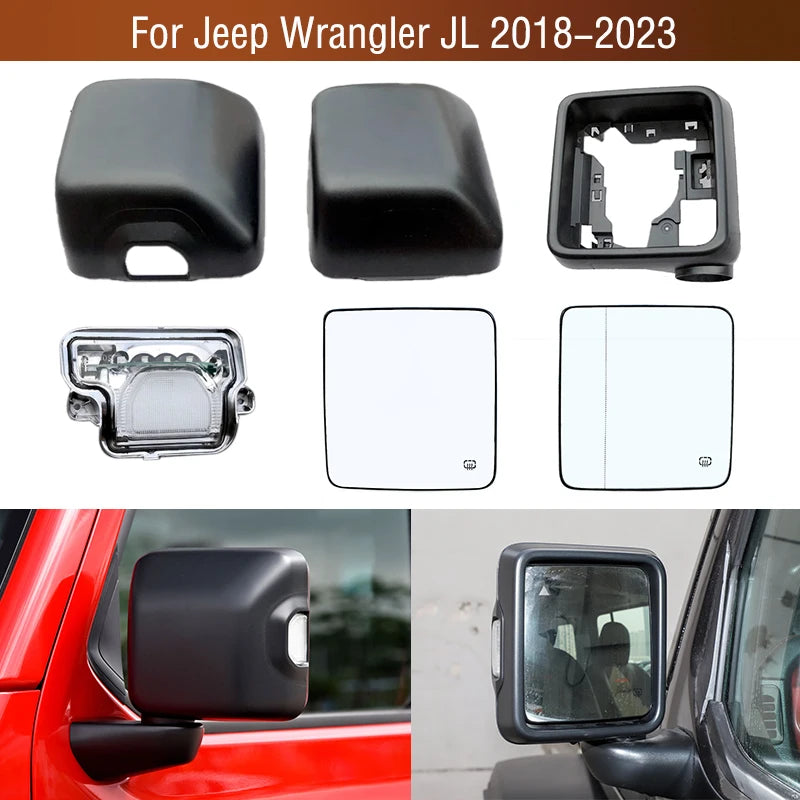 Side Mirror Lower Cover, Frame or Glass for 2018-2023 Jeep Wrangler JL