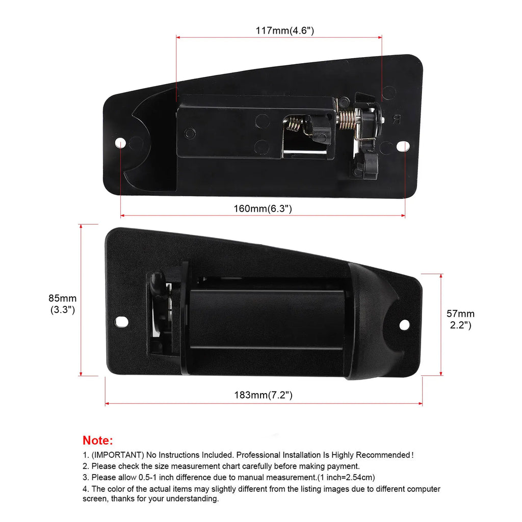 Exterior Door Handle for 1999-2007 Chevy Silverado / GMC Sierra Extended Cab