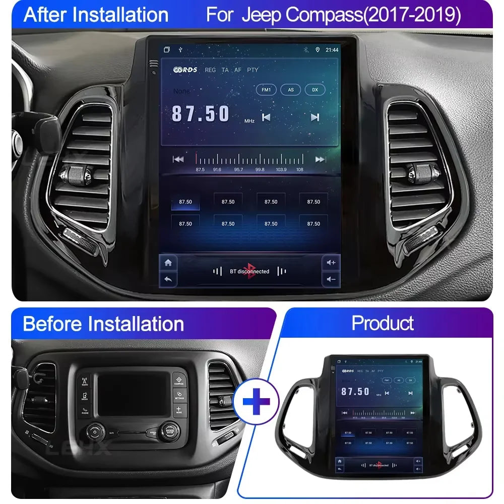 9.7-Inch Android Head Unit for 2017-2019 Jeep Compass